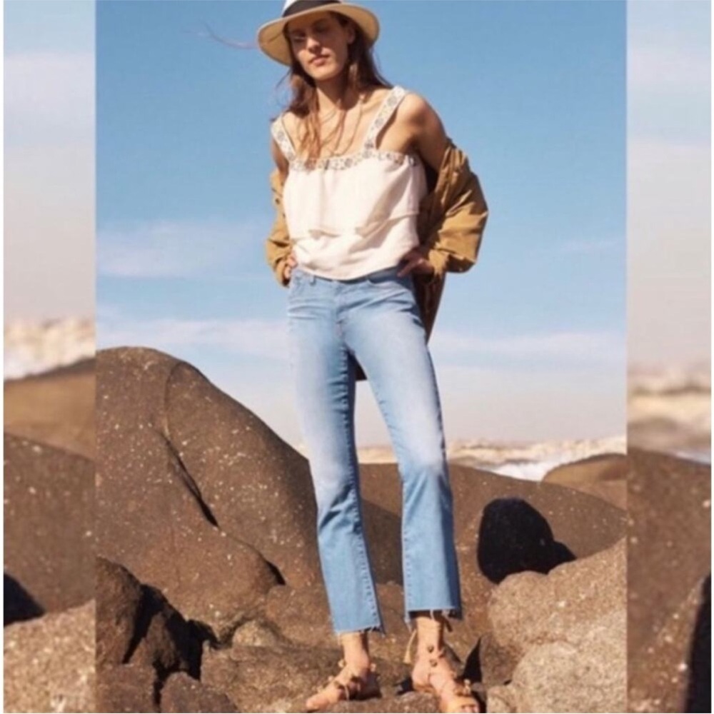 MADEWELL cali-demi boot cut jean light wash